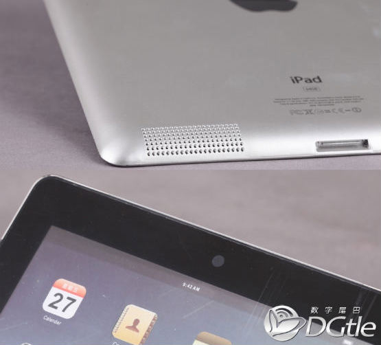 iPad 2 mock-up ~ Front-facing camera and large speaker port iPad 2 mock-up ~ Front-facing camera and large speaker port