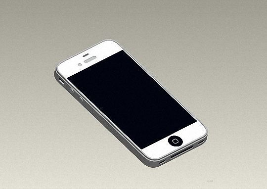 iPhone 5 mold rendering full iPhone 5 mold rendering full