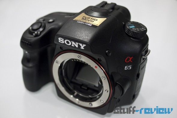 Sony Alpha SLT-A65 hands on: mount and mirror Sony Alpha SLT-A65 hands on: mount and mirror