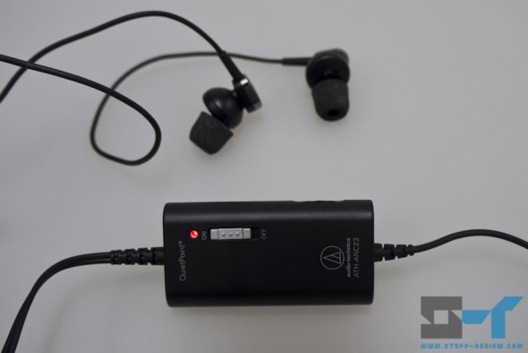 Audio-Technica ATH-ANC23 earbuds with Comply foam tips Audio-Technica ATH-ANC23 earbuds with Comply foam tips