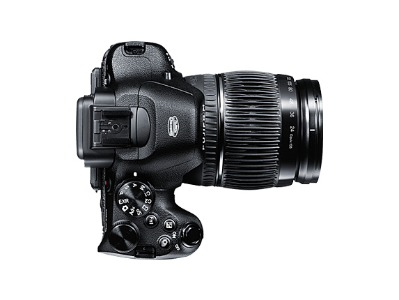 Fujifilm X-S1 top - metal dials and 26x zoom lens Fujifilm X-S1 top - metal dials and 26x zoom lens