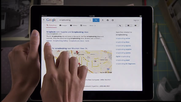 iPad Google Search app iPad Google Search app