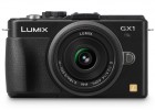 Panasonic Lumix GX1 MFT camera black front 14mm lens Panasonic Lumix GX1 MFT camera black front 14mm lens