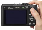 Panasonic Lumix GX1 MFT camera black back Panasonic Lumix GX1 MFT camera black back