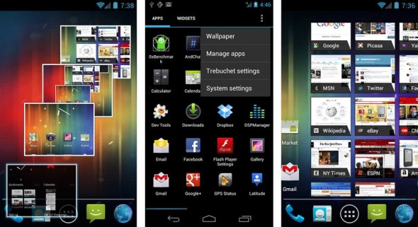 CyanogenMod 9 Trebuchet launcher for Android Ice Cream Sandwich CyanogenMod 9 Trebuchet launcher for Android Ice Cream Sandwich