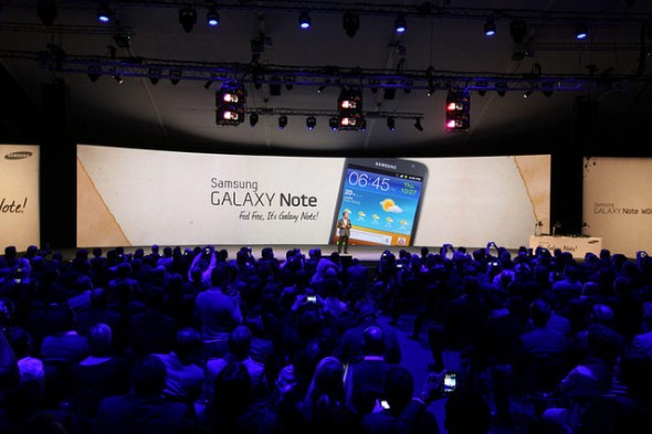 Samsung Galaxy Note event Samsung Galaxy Note event