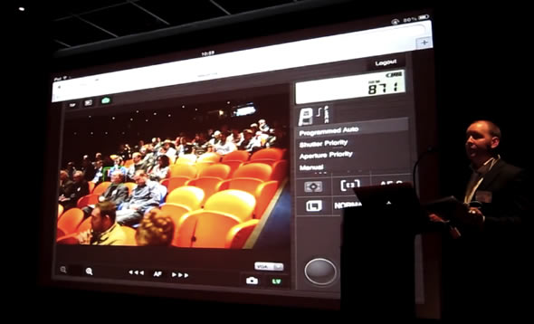 Controlling the Nikon D4 DSLR with an iPad Controlling the Nikon D4 DSLR with an iPad
