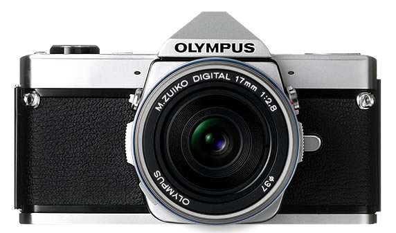 Mockup of Olympus mirrorless camera with integrated viewfinder Mockup of Olympus mirrorless camera with integrated viewfinder