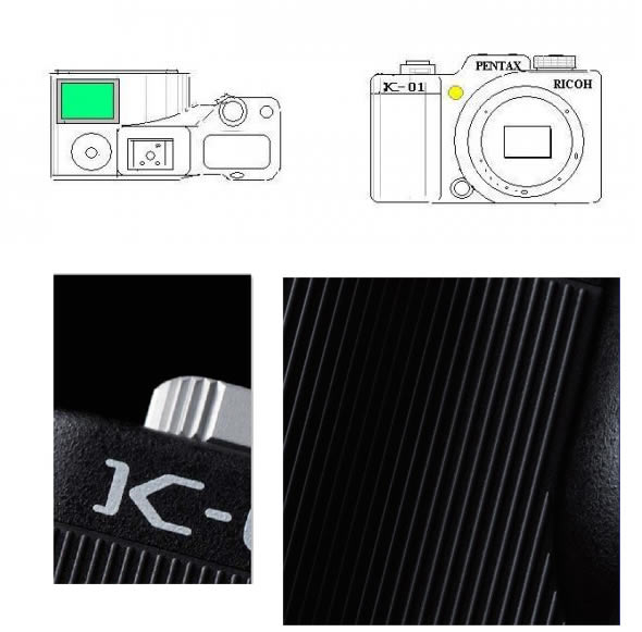 Pentax K-01 camera renders and sketch leaks Pentax K-01 camera renders and sketch leaks