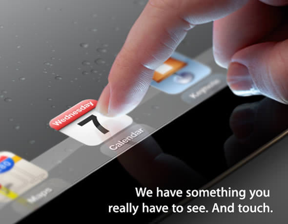 Apple iPad 3 event invitation Apple iPad 3 event invitation
