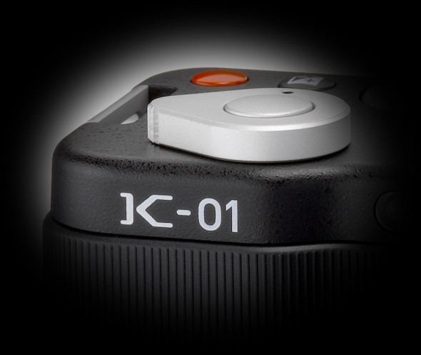 Pentax K-01 shutter button close-up Pentax K-01 shutter button close-up