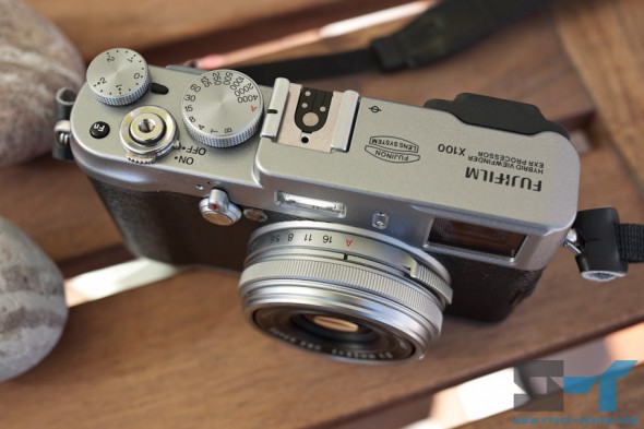Fujifilm X100 digital camera - top front