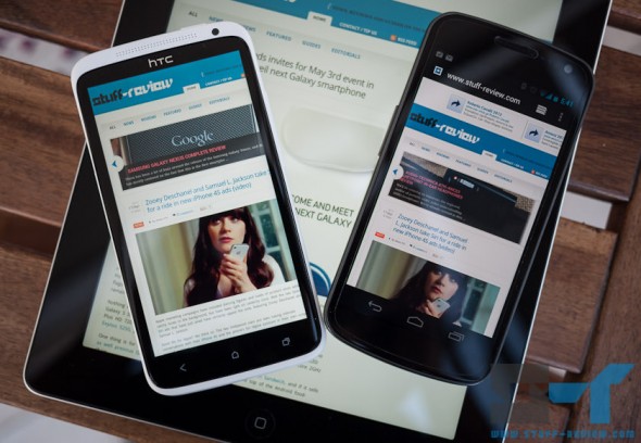 Display shootout: HTC One X vs. Galaxy Nexus vs. iPad 3