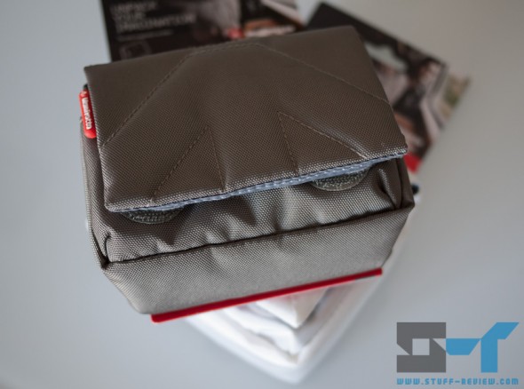 Manfrotto Nano VI and VII camera pouch one on  top of each other