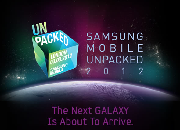 Samsung Unpacked 2012 event banner: Galaxy S3 Samsung Unpacked 2012 event banner: Galaxy S3